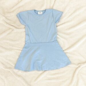 Zara kids knit dress in blue size youth 9